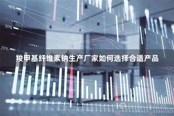 羧甲基纤维素钠生产厂家如何选择合适产品